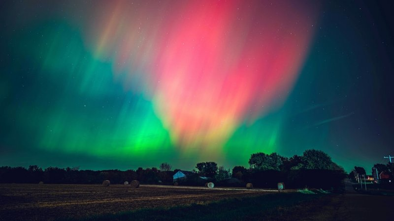 Rare Solar Storm Paints U.S. Skies With Northern Lights